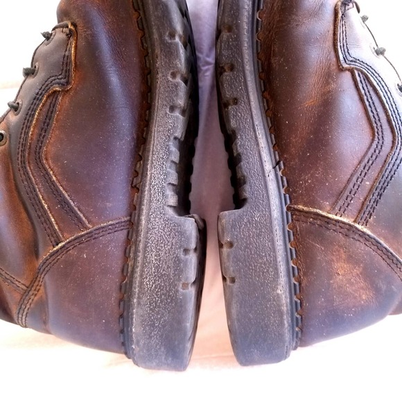 Vintage Leather Supersole Red Wing Work Boots Size 11 Leather Lace - Picture 3 of 7